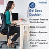 Proheal Gel Infused Foam Wheelchair Seat Cushion w/ Coccyx Cutout -16" x 16" x2” PH-73001CX